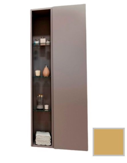 Пенал для ванної Marsan Chester 50х160 см МДФ каррі Chester50х160curry