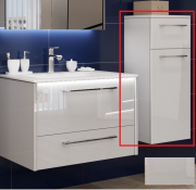 Пенал для ванної Marsan Felix 95x35x35 з кошиком МДФ білий Felix1-95x35x35белий