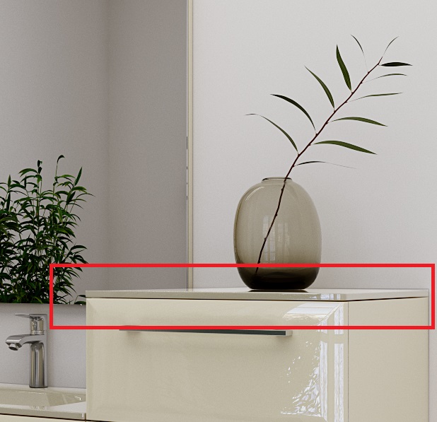 Стільниця під раковину Marsan 500 акриловий камінь матовий Marsan500акріл