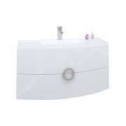 Тумба під раковину Marsan Beatrice 900 МДФ білий Beatrice900белий