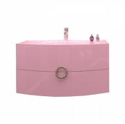 Тумба под раковину Marsan Beatrice 900 МДФ розовый Beatrice900розовый