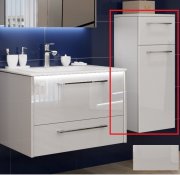 Пенал для ванної Marsan Felix 95x35x35 з кошиком МДФ білий Felix1-95x35x35белий