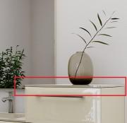 Стільниця під раковину Marsan 500 скло прозорий Marsan500стекло