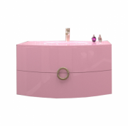 Тумба под раковину Marsan Beatrice 900 МДФ розовый Beatrice900розовый