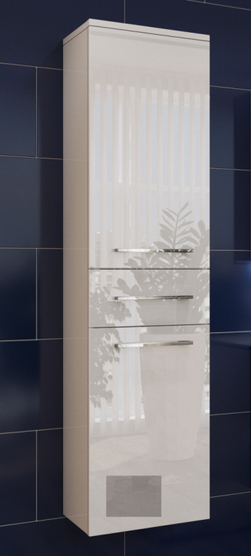 Пенал для ванной Marsan Felix 160х35х35 правый/левый с корзиной МДФ бисмарк Felix1-160х35x35бисмарк