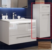 Пенал для ванної Marsan Felix 95x35x35 з кошиком МДФ горіх Felix1-95x35x35орех