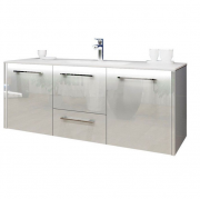 Тумба под раковину Marsan Felix 1300 МДФ белый Felix1300белый