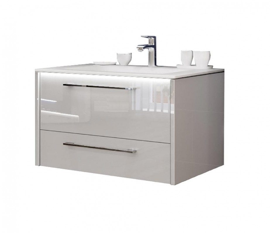 Тумба под раковину Marsan Felix 800 МДФ белый Felix800белый