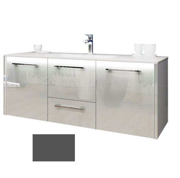 Тумба під раковину Marsan Felix 1300 МДФ графіт Felix1300графит