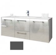 Тумба под раковину Marsan Felix 1300 МДФ графит Felix1300графит