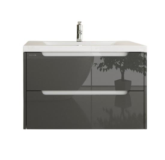 Тумба под раковину Marsan Louise 700 МДФ графит Louise700graphite