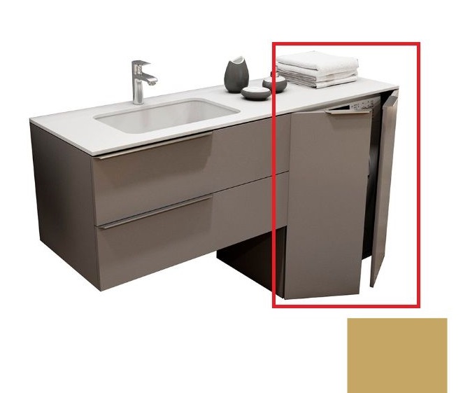 Тумба под стиральную машину Marsan Chester 710 МДФ карри Chester710curry