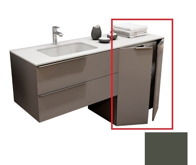 Тумба под стиральную машину Marsan Chester 710 МДФ базальт Chester710basalt