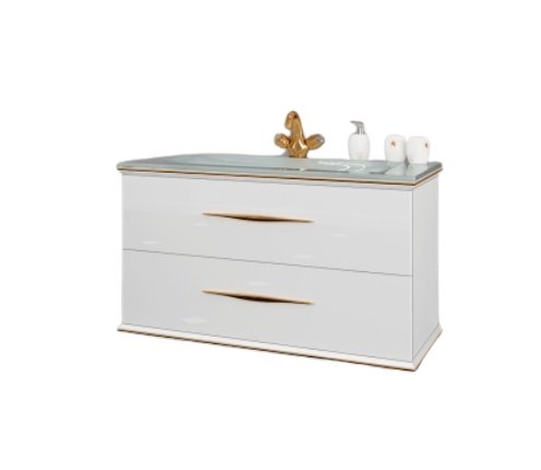 Тумба під раковину Marsan Kassandre 900 МДФ білий Kassandre900white