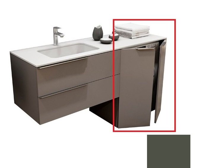 Тумба под стиральную машину Marsan Chester 710 МДФ базальт Chester710basalt