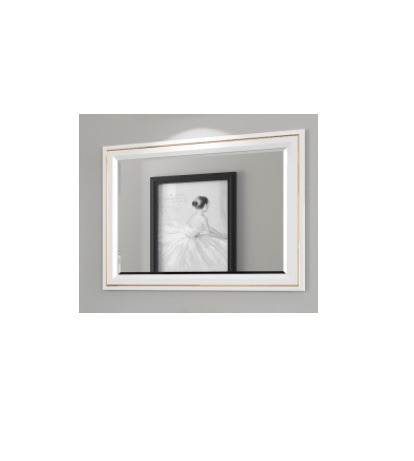 Зеркало для ванной Marsan Kassandre 87х67 см белый Cassandre87х67white