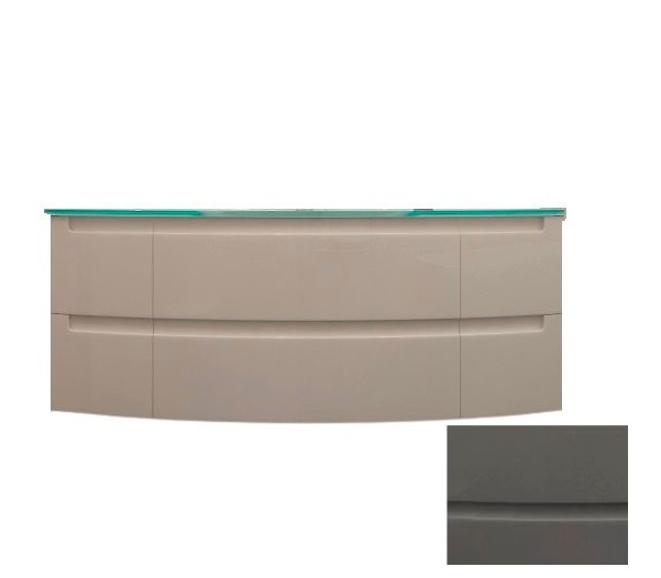 Тумба под раковину Marsan Madeleine-2 1400 МДФ графит Madeleine2-1400graphite