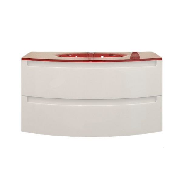 Тумба под раковину Marsan Madeleine-2 900 МДФ белый Madeleine2-900white