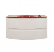 Тумба под раковину Marsan Madeleine-2 900 МДФ белый Madeleine2-900white