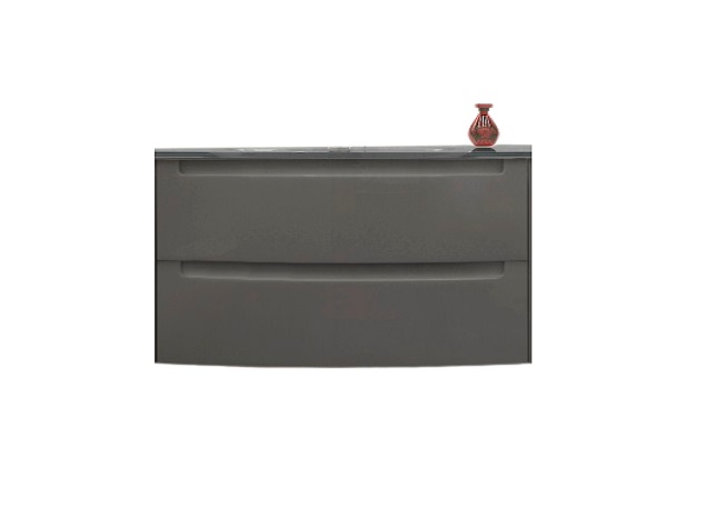Тумба под раковину Marsan Madeleine-2 900 МДФ графит Madeleine2-900graphite