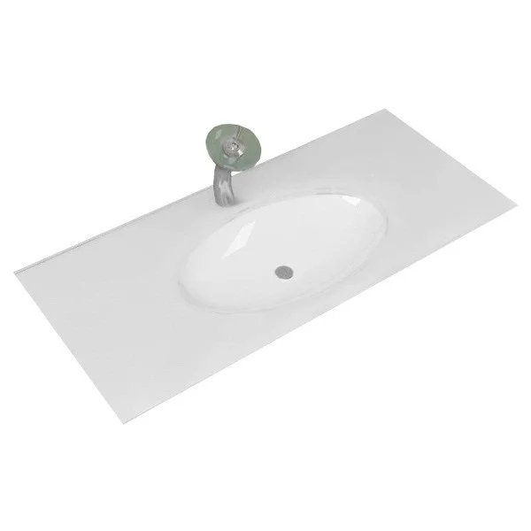 Раковина для ванной Marsan Элис врезная для тумбы 1200 белый ЭЛИС1200