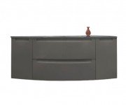 Тумба под раковину Marsan Madeleine-2 1200 МДФ графит Madeleine1-1200graphite