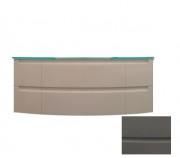 Тумба под раковину Marsan Madeleine-2 1400 МДФ графит Madeleine2-1400graphite