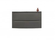 Тумба под раковину Marsan Madeleine-2 900 МДФ графит Madeleine2-900graphite