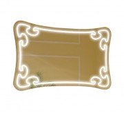 Дзеркало для ванної Marsan Malvine 73х115 см з LED підсвічуванням Malvine73х115