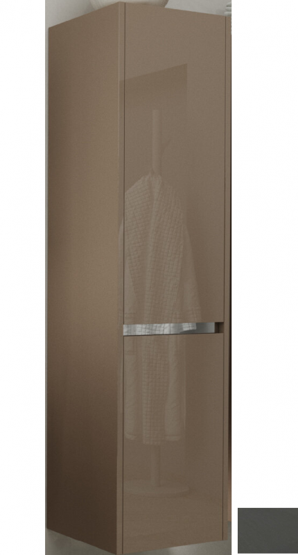 Пенал для ванної Marsan Justin 1600 правий / лівий МДФ графіт Justin1600графит