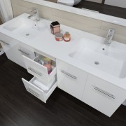 Тумба под раковину Marsan Gabrielle-2 1500 МДФ белый Gabrielle-21500белый