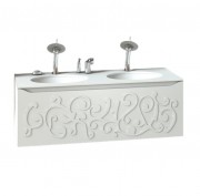 Тумба под раковину Marsan Marsel 1500 МДФ белый Marsel1500white