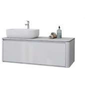 Тумба под раковину Marsan Marshall 1100 МДФ белый Marshall3-1100white