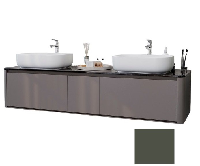 Тумба під раковину Marsan Marshall 1600 МДФ базальт Marshall1600basalt