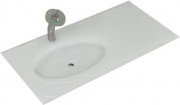 Раковина для ванної Marsan Еліс врізна для тумби 1100 акриловий камінь права/ліва білий матовий ЭЛИС1100АКРИЛ