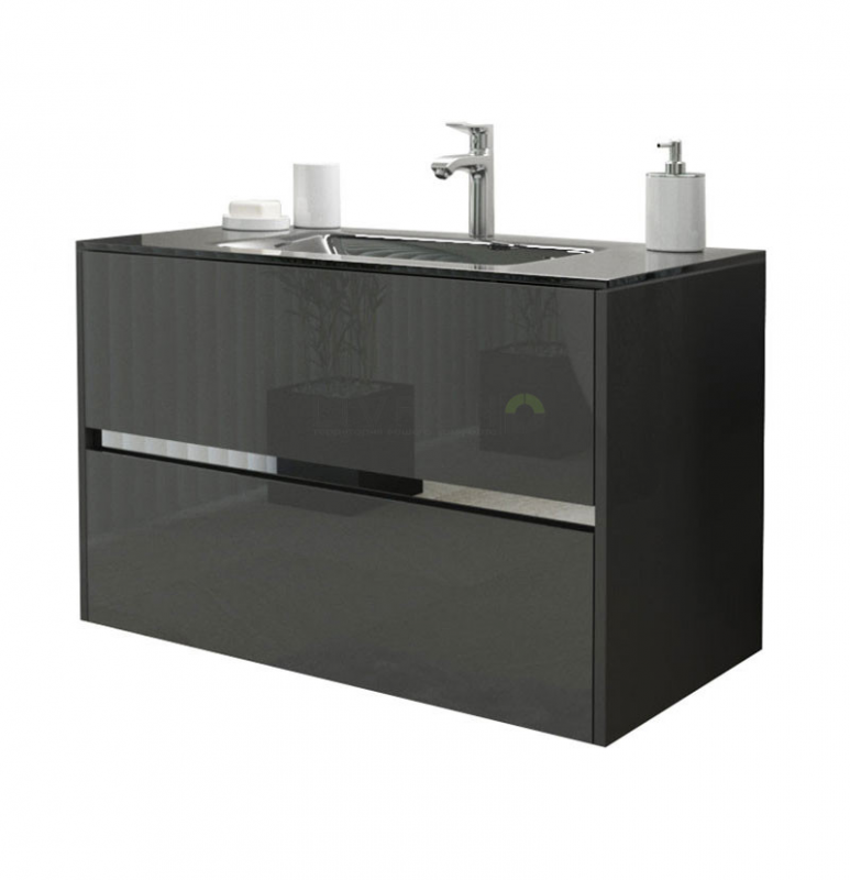 Тумба под раковину Marsan Justin 700 МДФ графит Justin700графит
