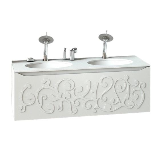 Тумба под раковину Marsan Marsel 1500 МДФ белый Marsel1500white