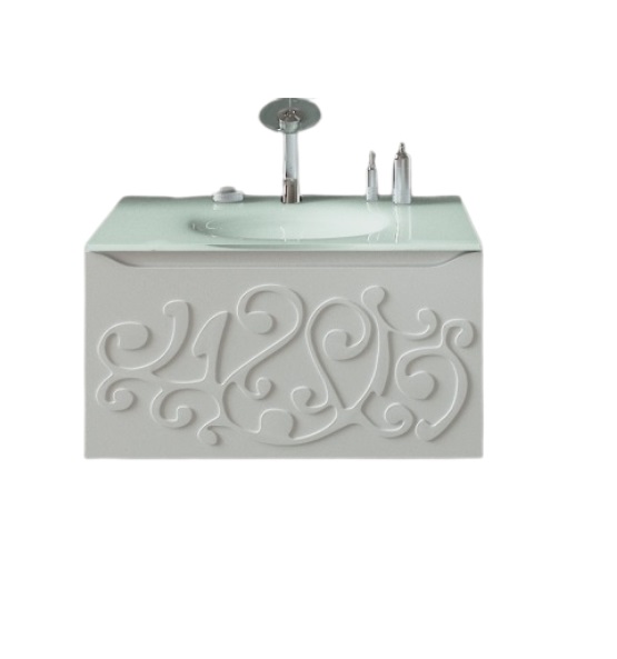 Тумба під раковину Marsan Marsel 900 МДФ білий Marsel900white