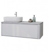 Тумба под раковину Marsan Marshall 1100 МДФ белый Marshall3-1100white