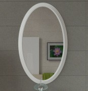 Зеркало для ванной Marsan Marsel 100х60 см универсальное белый Marsel100х60