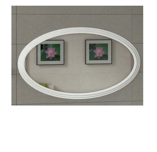 Зеркало для ванной Marsan Marsel 73х130 см универсальное белый Marsel73х130