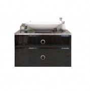 Тумба под раковину Marsan Michele 800 МДФ черный Michele800black