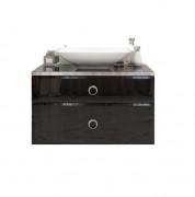 Тумба під раковину Marsan Michele 800 МДФ чорний Michele800black