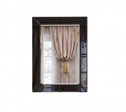 Дзеркало для ванної Marsan Michele 80х60 см чорний Michele60х80black