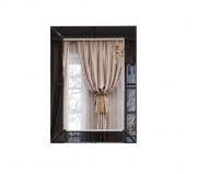 Дзеркало для ванної Marsan Michele 80х60 см чорний Michele60х80black