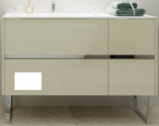 Тумба под раковину Marsan Justin 1200 правая/левая МДФ белый Justin1200белый