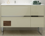 Тумба под раковину Marsan Justin 1200 правая/левая МДФ орех Justin1200орех