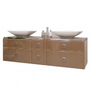 Тумба под раковину Marsan Michele 1600 МДФ капучино Michele1600cappuccino