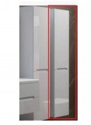 Пенал для ванной Marsan Modeste 35х160 см с корзиной МДФ белый Modeste35х160white-k