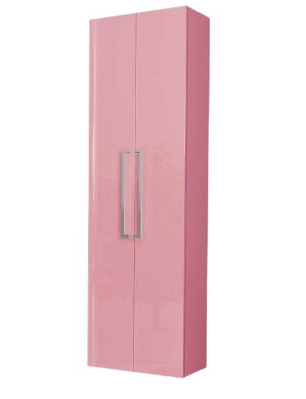 Пенал для ванної Marsan Monique 40х140 см МДФ рожевий Monique40х140pink